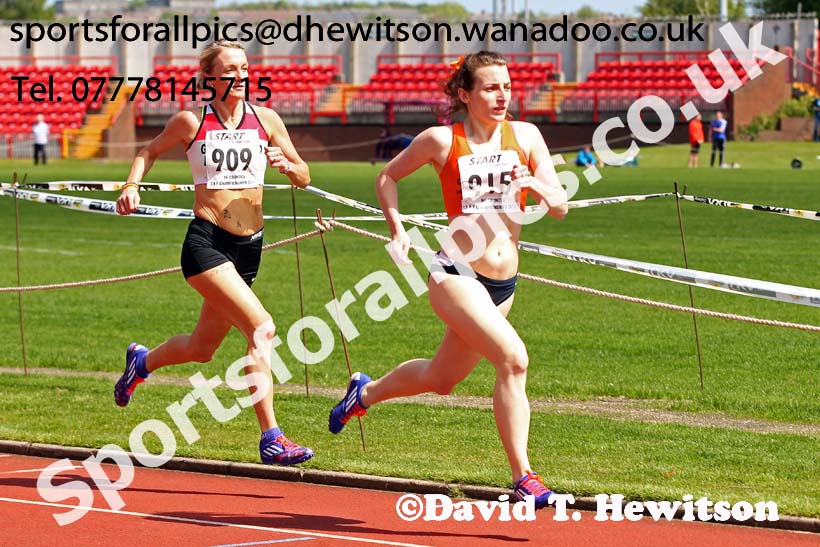 Senior women, North East Track and Field Champs., Gateshead. Photo: David T. Hewitson/Sports for All Pics